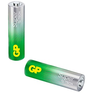 GP Batterien SUPER Alkali-Mangan Mignon AA 1,5 V, 2 St.