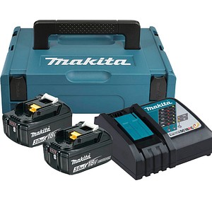 0088381470469 - makita Werkzeugakkus mit Schnellladegerät Power Source Kit Lithium-Ionen 2x 30 Ah