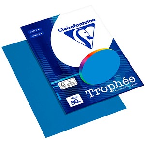 Clairefontaine Kopierpapier Trophée karibischblau DIN A4 80 g/qm 100 Blatt