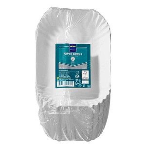 METRO PROFESSIONAL Pappschalen weiß 13,0 x 17,5 cm, 250 St.