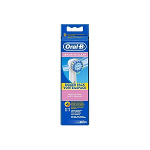 4 Oral-B Sensitive Clean Zahnbürstenaufsätze