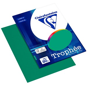 Clairefontaine Kopierpapier Trophée tannengrün DIN A4 80 g/qm 100 Blatt