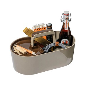4012473120075 - Schreibtisch-Organizer Toolbox Loft hellbraun Kunststoff 4 Fächer 340 x 187 x 188 cm 4012473120075 HAN