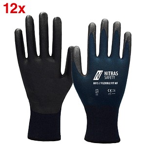 4059904123519 - Nitras Arbeitshandschuhe Flexible FIT MF 8815 - Sicherheitshandschuhe - Teilbeschichtet auf Innenhand und Fingerkuppen - 144 Paar 4059904123519 - Nitras Arbeitshandschuhe Flexible FIT MF 8815 - Sicherheitshandschuhe - Teilbeschichtet auf Innenhand und Fingerkuppen - 144 Paar