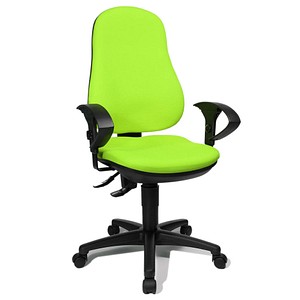 4014296550329 - Bürostuhl Point 70 apfelgrün   schwarz mit Armlehnen bis 110kg 4014296550329 Topstar