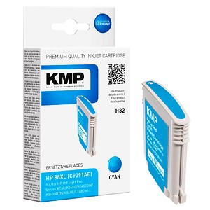 KMP H32 cyan Tintenpatrone ersetzt HP 88XL (C9391AE) KMP H32 cyan Tintenpatrone ersetzt HP 88XL (C9391AE)