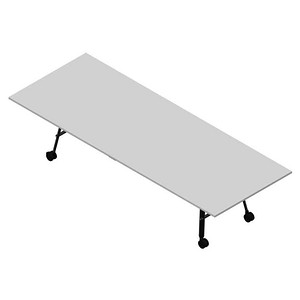 8029466017690 - Konferenztisch SERENITY grau rechteckig A-Gestell grau 3200 x 1200 x 750 cm 8029466017690 Quadrifoglio