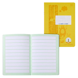 Staufen® Schulheft Premio Lineatur 1 liniert DIN A5 mit Rand, 16 Blatt, 1 St.