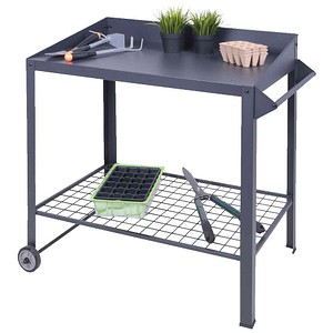 4041908136640 - Mobiler Pflanztisch DIANA Blumentisch Gartentisch Ablage Garten Terrasse Tisch