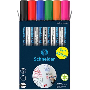 4004675141064 - Boardmarker-Set Maxx 290 129096 Etui 6-farbig sortiert 2-3mm Rundspitze 4004675141064 6 Stück 4004675141064 - Boardmarker-Set Maxx 290 129096 Etui 6-farbig sortiert 2-3mm Rundspitze 4004675141064 6 Stück