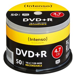 50 Intenso DVD+R 4,7 GB