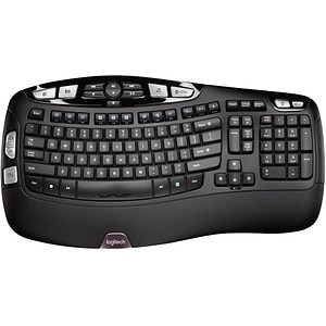 Logitech Wireless Keyboard K350 Tastatur ergonomisch Logitech Wireless Keyboard K350 Tastatur ergonomisch