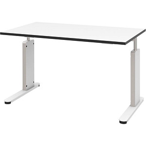 4059484224903 - röhr Imperia höhenverstellbarer Schreibtisch weiß rechteckig C-Fuß-Gestell weiß 1200 x 800 cm 4059484224903 - röhr Imperia höhenverstellbarer Schreibtisch weiß rechteckig C-Fuß-Gestell weiß 1200 x 800 cm