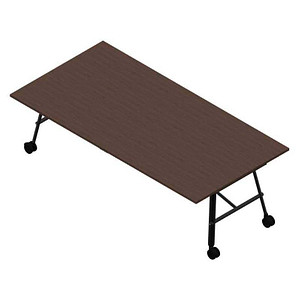 8029466030699 - Konferenztisch SERENITY eukalyptus rechteckig A-Gestell grau 2400 x 1200 x 750 cm 8029466030699 Quadrifoglio