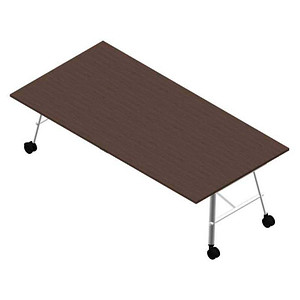 8029466030682 - Konferenztisch SERENITY eukalyptus rechteckig A-Gestell weiß 2400 x 1200 x 750 cm 8029466030682 Quadrifoglio