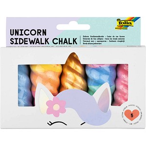 4001868133059 - Einhorn Straßenmalkreide farbsortiert 5 St
