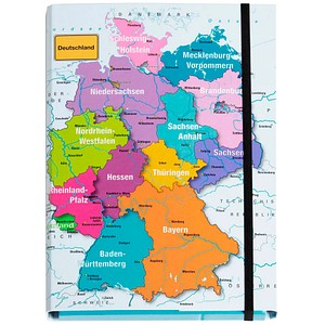 PAGNA Heftbox 4,0 cm Deutschlandkarte