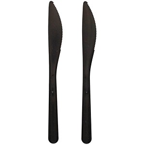 8717202976478 - Mehrweg-Besteck Papstar Messer 50 St spülmaschinengeeignet recyclebar Bio-PP schwarz 8717202976478 - Mehrweg-Besteck Papstar Messer 50 St spülmaschinengeeignet recyclebar Bio-PP schwarz