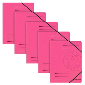 herlitz Eckspanner easy orga DIN A4 pink, 5 St.