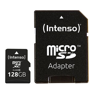 4034303030064 - Speicherkarte 3413491 Micro-SDHC mit SD-Adapter Class 10 bis 25 MB s 128 GB 4034303030064 INTENSO 4034303030064 - Speicherkarte 3413491 Micro-SDHC mit SD-Adapter Class 10 bis 25 MB s 128 GB 4034303030064 INTENSO