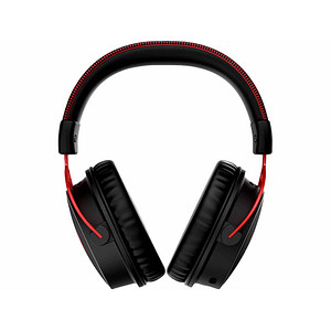 0196188046036 - HyperX Cloud Alpha Wireless Gaming Headset - Virtual 71-Surround DTS HeadphoneX 20 Spatial Audio Over-Ear - schwarz rot