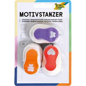 4001868070194 - Stanzer HERZ BÄR SCHMETTERLING 1 3er-Set in bunt 4001868070194 - Stanzer HERZ BÄR SCHMETTERLING 1 3er-Set in bunt