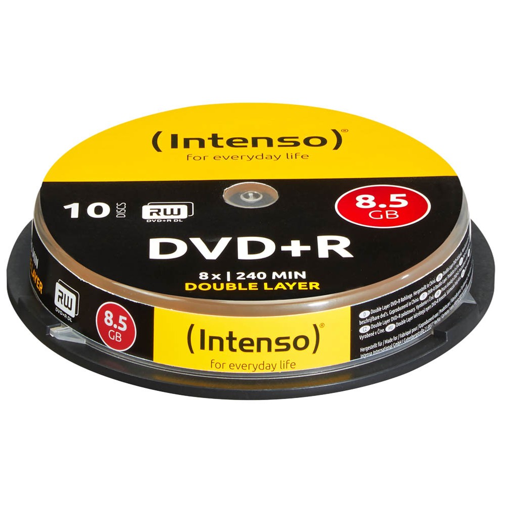 10 Intenso DVD+R 8 5 GB Double Layer