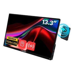 verbatim mit Powerbank Monitor 33,8 cm (13,3 cm) schwarz