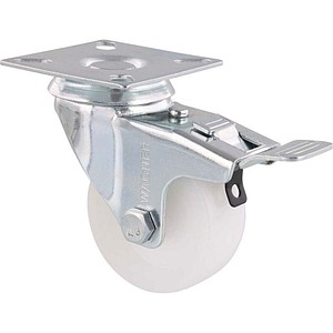 4001073056136 - Apparate-Lenkrollen ECO Rad-Ø 50 mm VE 4 Stk Kunststoff Lenkrolle mit Feststeller Wagner