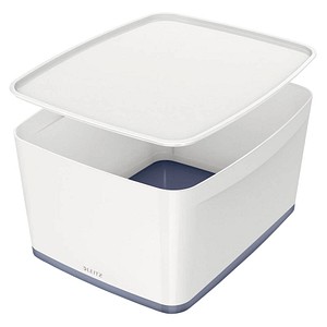 MyBox Aufbewahrungsbox 18,0 l weiß 38,5 x 31,8 x 19,8 cm