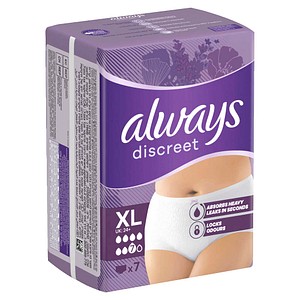 always Inkontinenzhosen discreet Gr. XL, 7 St.