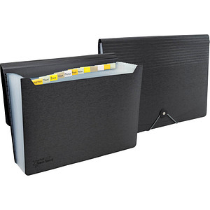 Rapesco Fächermappe Germ-Savvy 13 Fächer schwarz 5018505036252 Rapesco