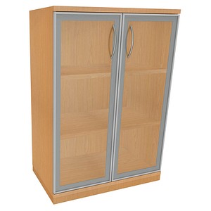 Sidney Aktenschrank Glas/buche