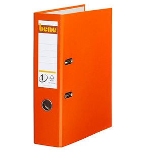 bene No.1 Power Ordner orange Kunststoff 8,0 cm DIN A4 bene No.1 Power Ordner orange Kunststoff 8,0 cm DIN A4