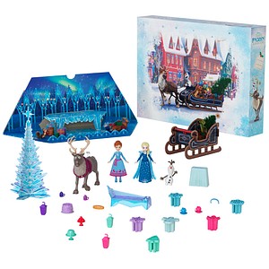 0194735222773 - Frozen (Die Eiskönigin) Adventskalender 2024 - Mit Puppen