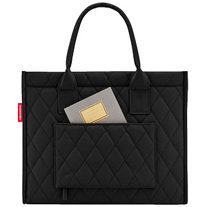 reisenthel® Umhängetasche daily shopper business Polyester Rhombus Black GP7059