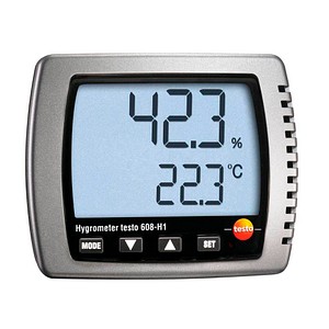 TESTO 0560 6081 - Thermo-Hygrometer testo 608-H1, 10 bis 98 % rF, Schimmelwarner