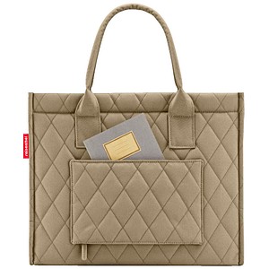 reisenthel® Umhängetasche daily shopper business Polyester rhombus olive GP5046