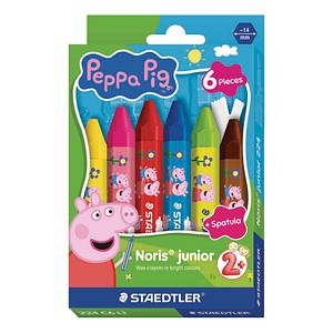 Staedtler , Malstifte, Peppa Pig Kinderwachsmalkreiden Und Schaber (6X) - Image 2