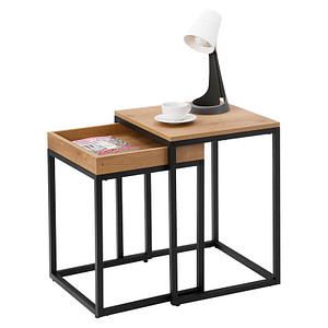 0194343239910 - Beistelltische-Set braun 0194343239910 2 Stück 0194343239910 - Beistelltische-Set braun 0194343239910 2 Stück