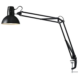 LED Manhattan Schreibtischlampe schwarz 5 W mit Tischklemme