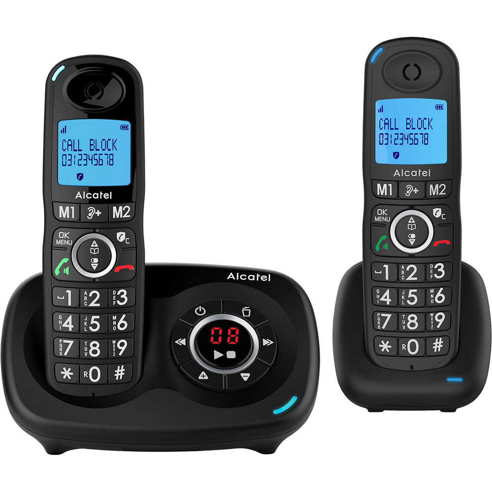 Alcatel XL595B Voice Duo Schnurloses Telefon schwarz