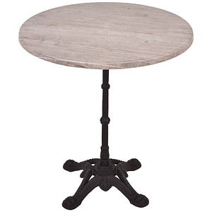 4041908128119 - Bistrotisch Set Washington Pine 70cm Tischgestell Gusseisen schwarz Garten Tisch 4041908128119 - Bistrotisch Set Washington Pine 70cm Tischgestell Gusseisen schwarz Garten Tisch