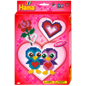 Hama® Bügelperlen Set Love mehrfarbig