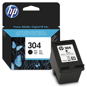 HP 304 (N9K06AE) schwarz Druckerpatrone >> büroshop24