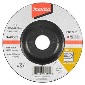 0088381452816 - Schruppscheibe INOX B-46361 0088381452816 Makita 0088381452816 - Schruppscheibe INOX B-46361 0088381452816 Makita