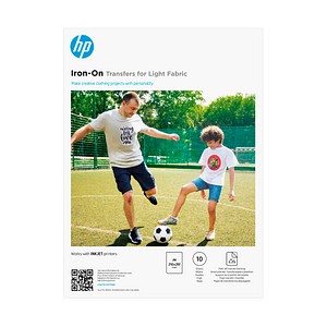 HP Transferpapier zum Aufbügeln Iron-On DIN A4, 10 Blatt