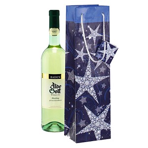 4004360844980 - Geschenktasche GT 027 Shining Star Weihnachten Shining Star mit Geschenkanhänger Shining Stars 10cm x 35cm 4004360844980 Si 5 Stück