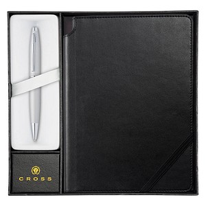 Kugelschreiber Calais chrom Schreibfarbe schwarz