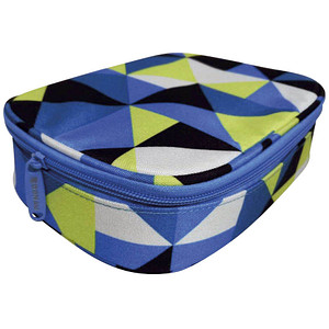 9004546398394 - Federmappe oval groß Prisma Motiv 21x15x5cm mit Innenklappe
